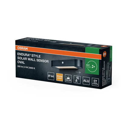 LED nástenné svietidlo 6W IP44 3000K 120° – nástenné LED svietidlo OSRAM
