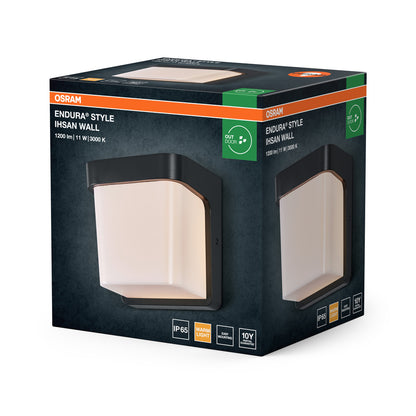 LED nástenné svietidlo 11W IP65 3000K 205° – nástenné LED svietidlo OSRAM