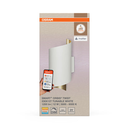 LED nástenné svietidlo 12W IP20 6500K 120° – nástenné LED svietidlo OSRAM
