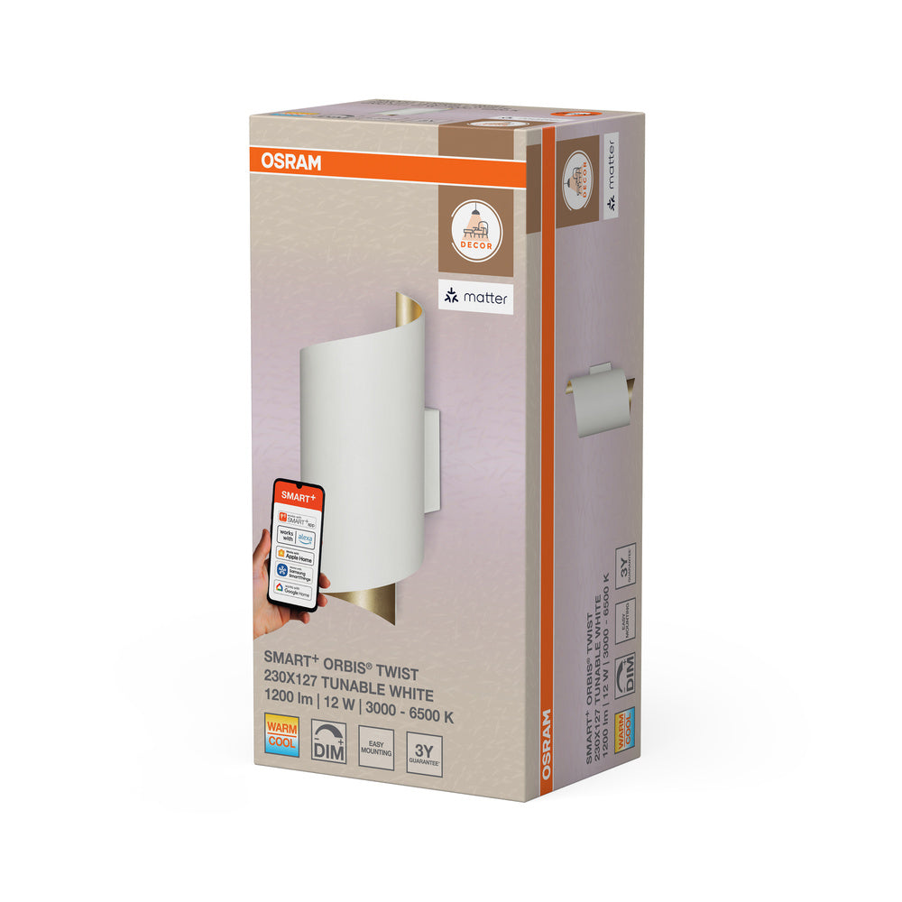 LED nástenné svietidlo 12W IP20 6500K 120° – nástenné LED svietidlo OSRAM