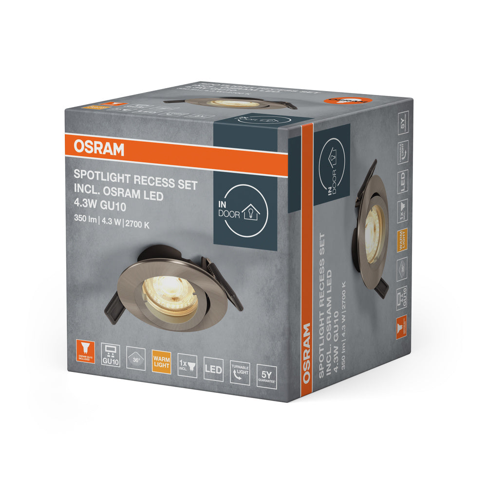 LED downlight 4.30W IP20 2700K 36° – zápustné LED svietidlo OSRAM