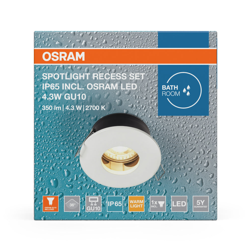LED downlight 4.30W IP65 2700K 36° – zápustné LED svietidlo OSRAM