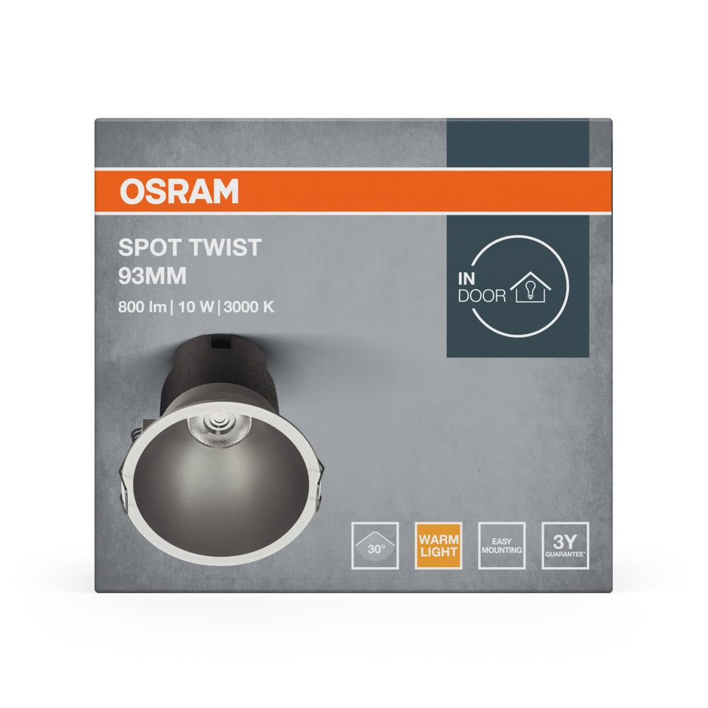 LED stropné svietidlo 10W IP20 3000K 30° – stropné LED svietidlo OSRAM