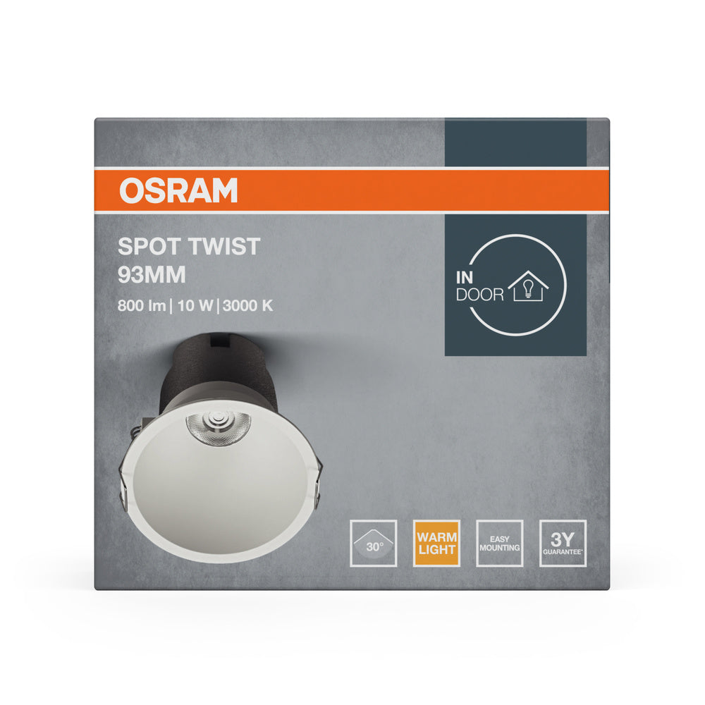 LED stropné svietidlo 10W IP20 3000K 30° – stropné LED svietidlo OSRAM