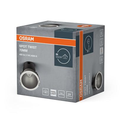 LED stropné svietidlo 5W IP20 4000K 30° – stropné LED svietidlo OSRAM