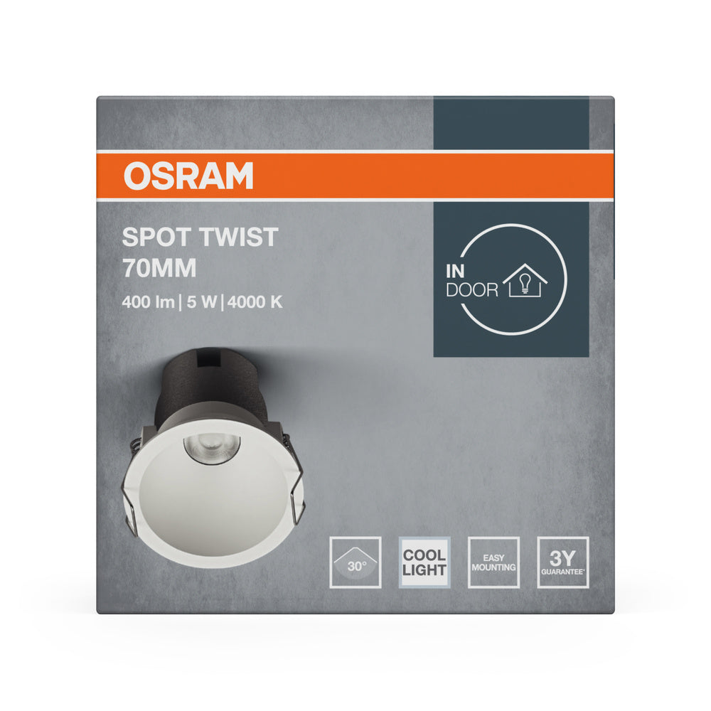 LED stropné svietidlo 5W IP20 4000K 30° – stropné LED svietidlo OSRAM