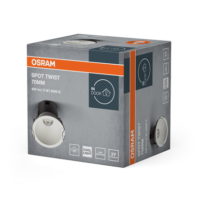 LED stropné svietidlo 5W IP20 4000K 30° – stropné LED svietidlo OSRAM