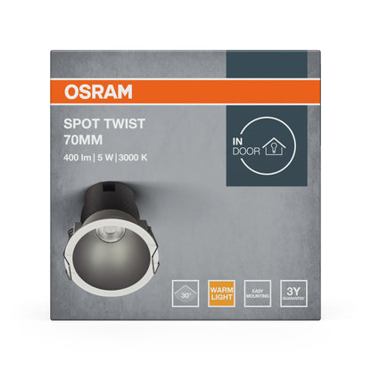 LED stropné svietidlo 5W IP20 3000K 30° – stropné LED svietidlo OSRAM