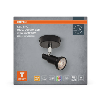 LED stropné svietidlo 3.40W IP20 2700K 36° – stropné LED svietidlo OSRAM