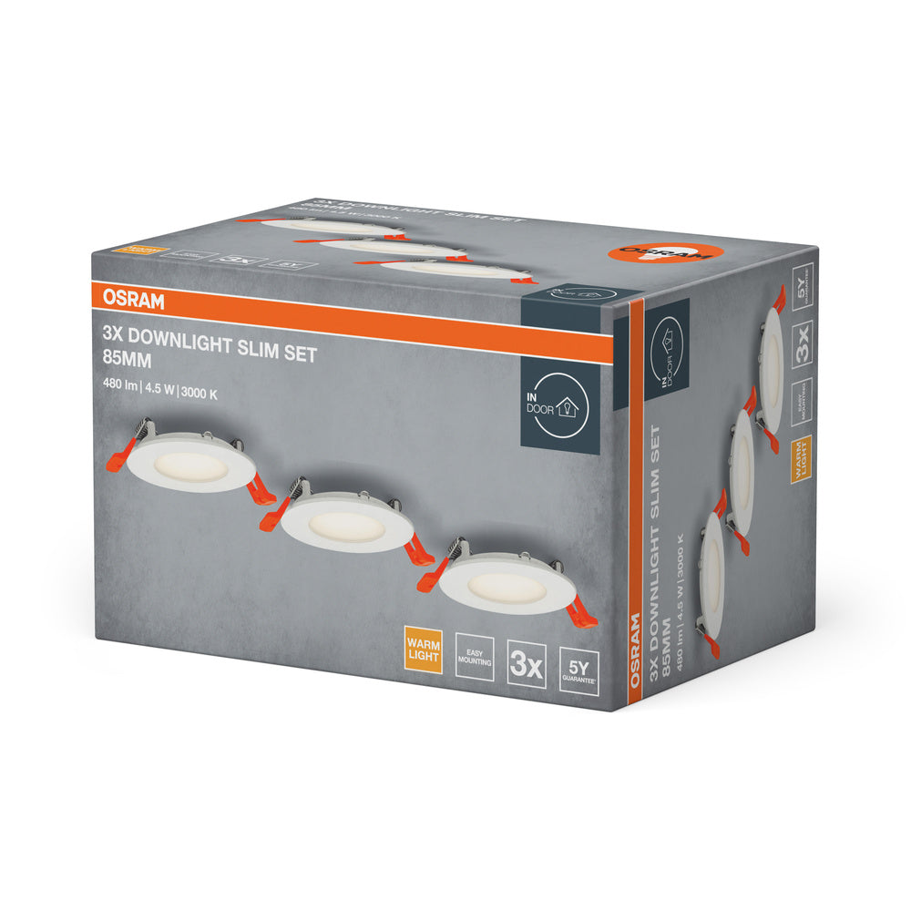 LED downlight 4.50W IP20 3000K 110° – zápustné LED svietidlo OSRAM