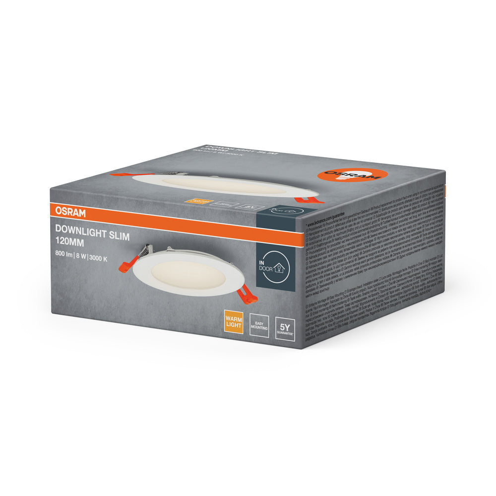 LED downlight 8W IP20 3000K 110° – zápustné LED svietidlo OSRAM