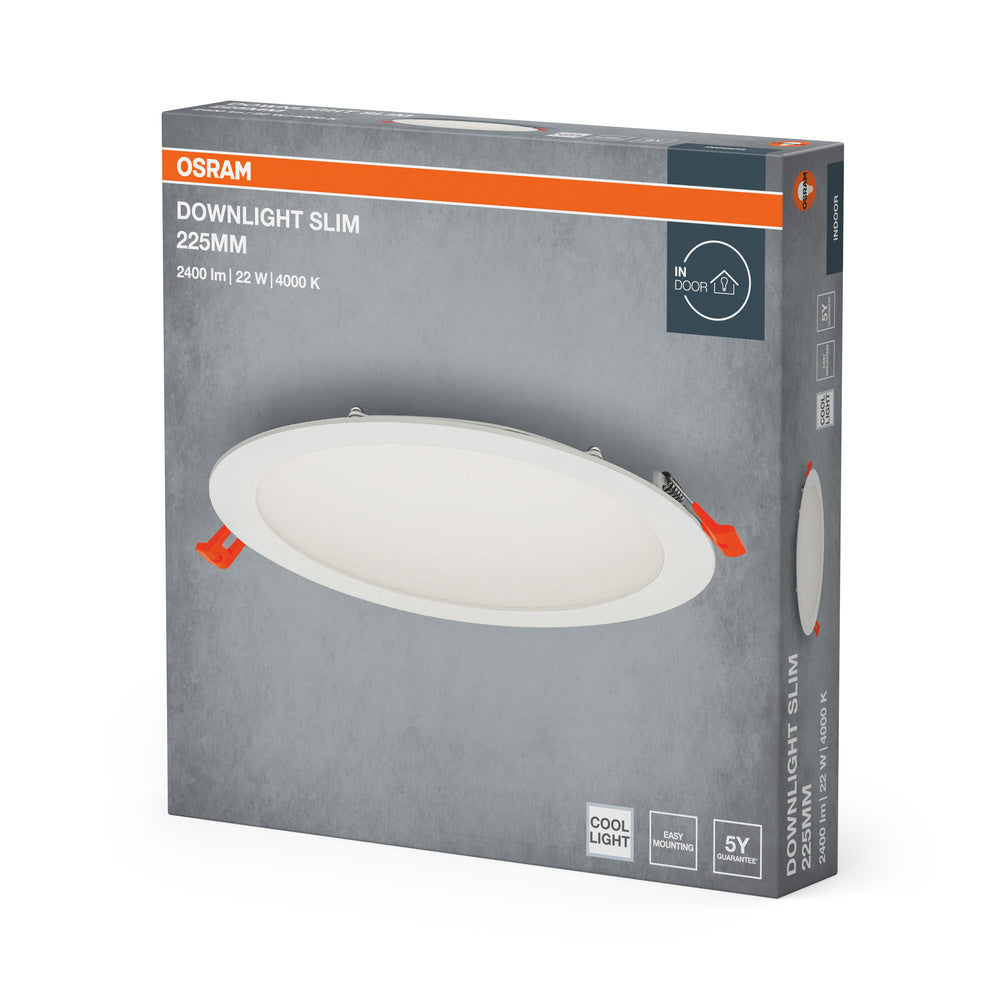 LED downlight 22W IP20 4000K 110° – zápustné LED svietidlo OSRAM