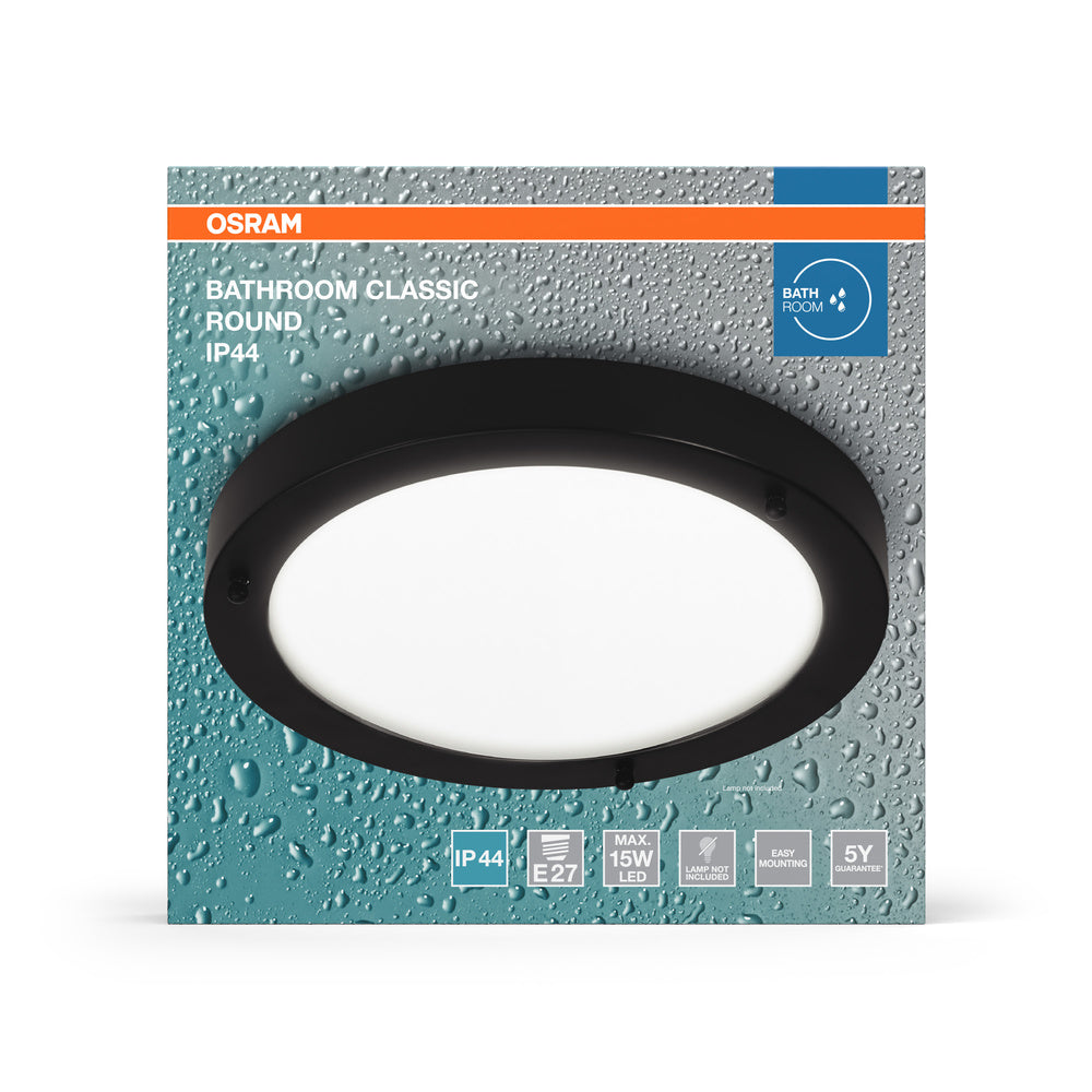 LED stropné svietidlo IP44 – stropné LED svietidlo OSRAM