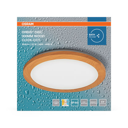 LED stropné svietidlo 22W IP44 4000K 120° – stropné LED svietidlo OSRAM