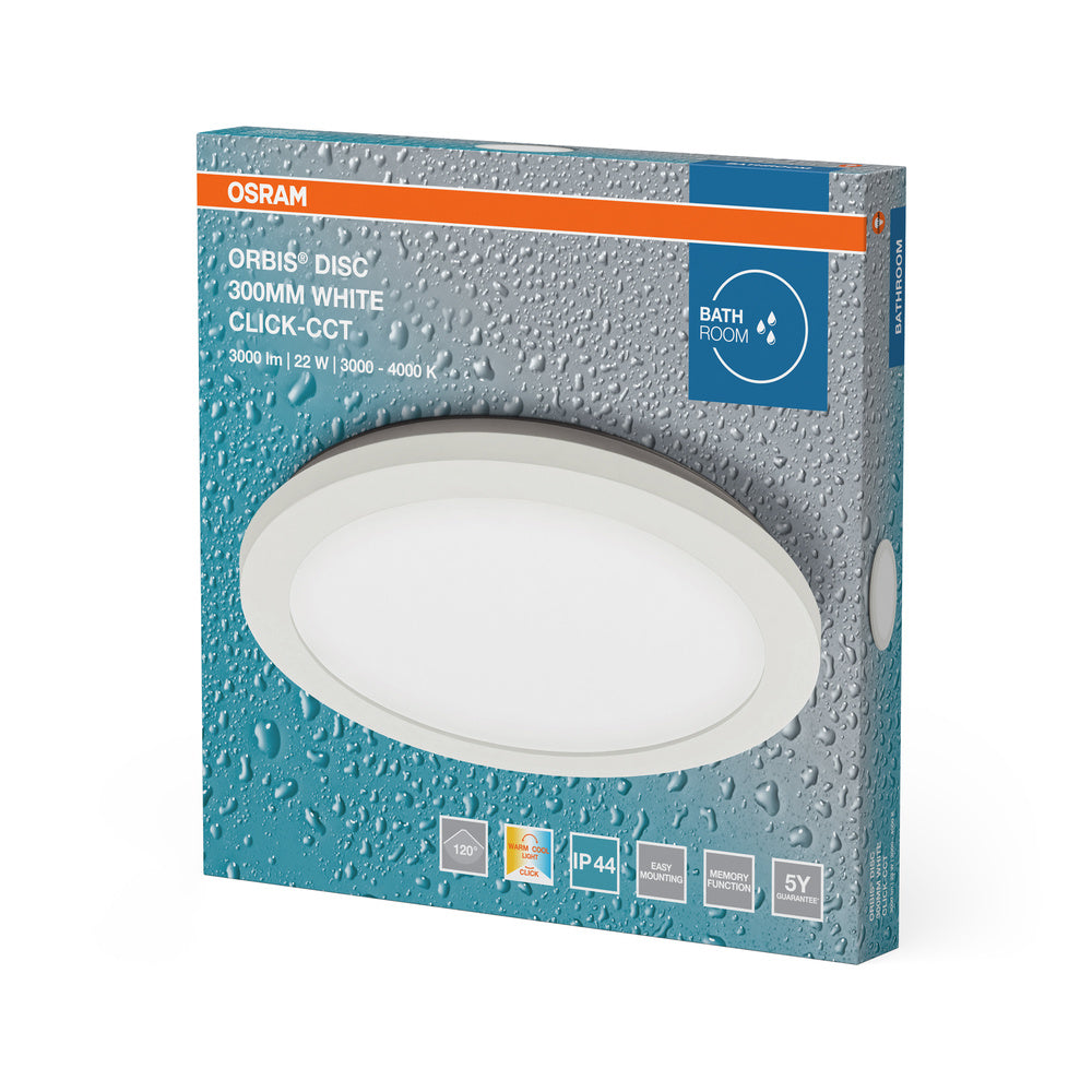 LED stropné svietidlo 22W IP44 4000K 120° – stropné LED svietidlo OSRAM