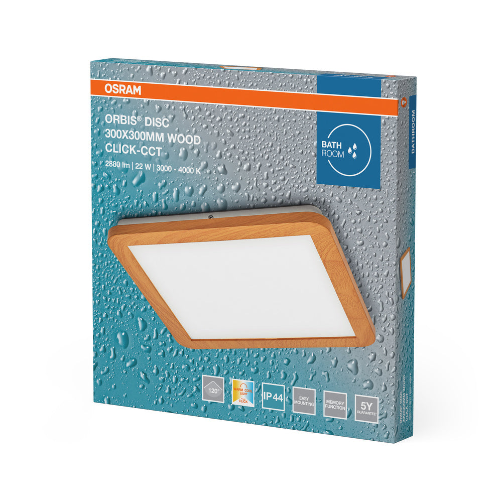 LED stropné svietidlo 22W IP44 4000K 120° – stropné LED svietidlo OSRAM
