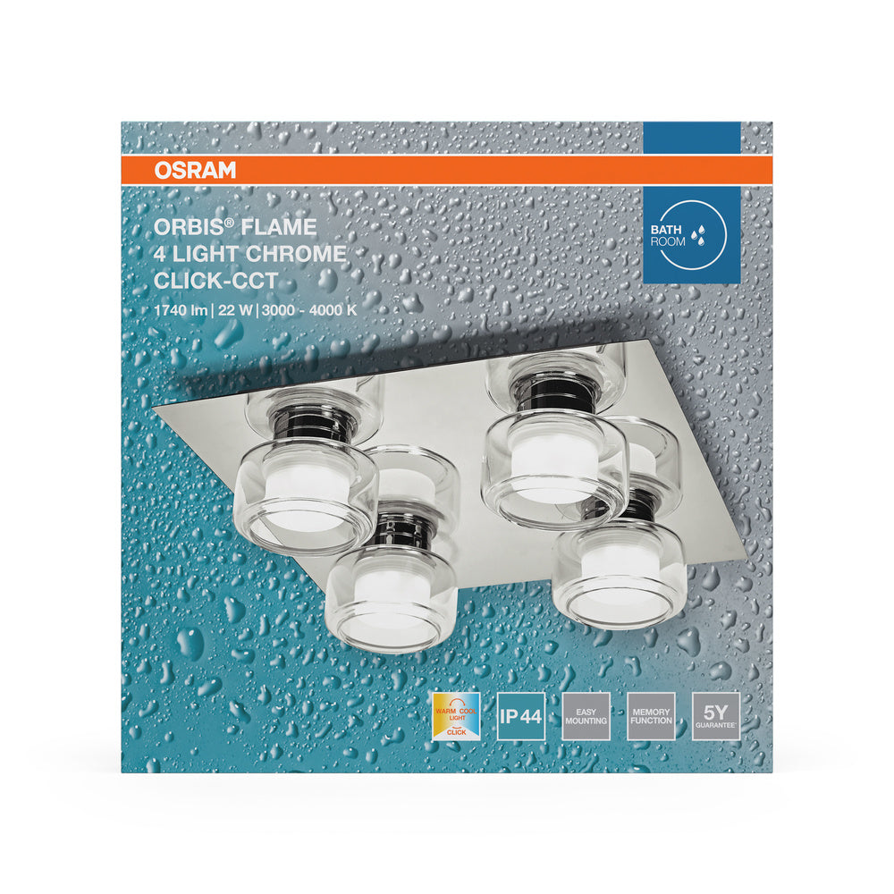 LED stropné svietidlo 22W IP44 4000K 115° – stropné LED svietidlo OSRAM