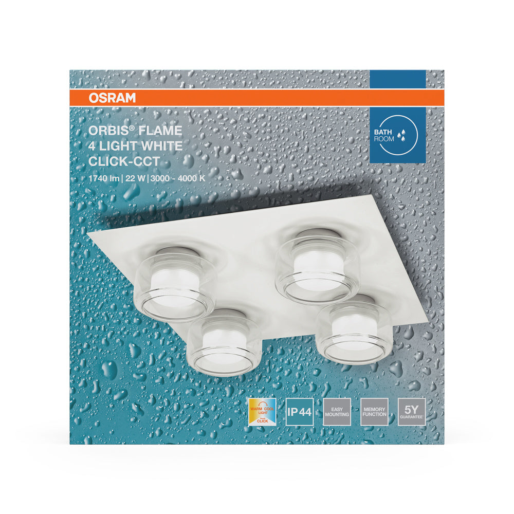 LED stropné svietidlo 22W IP44 4000K 115° – stropné LED svietidlo OSRAM