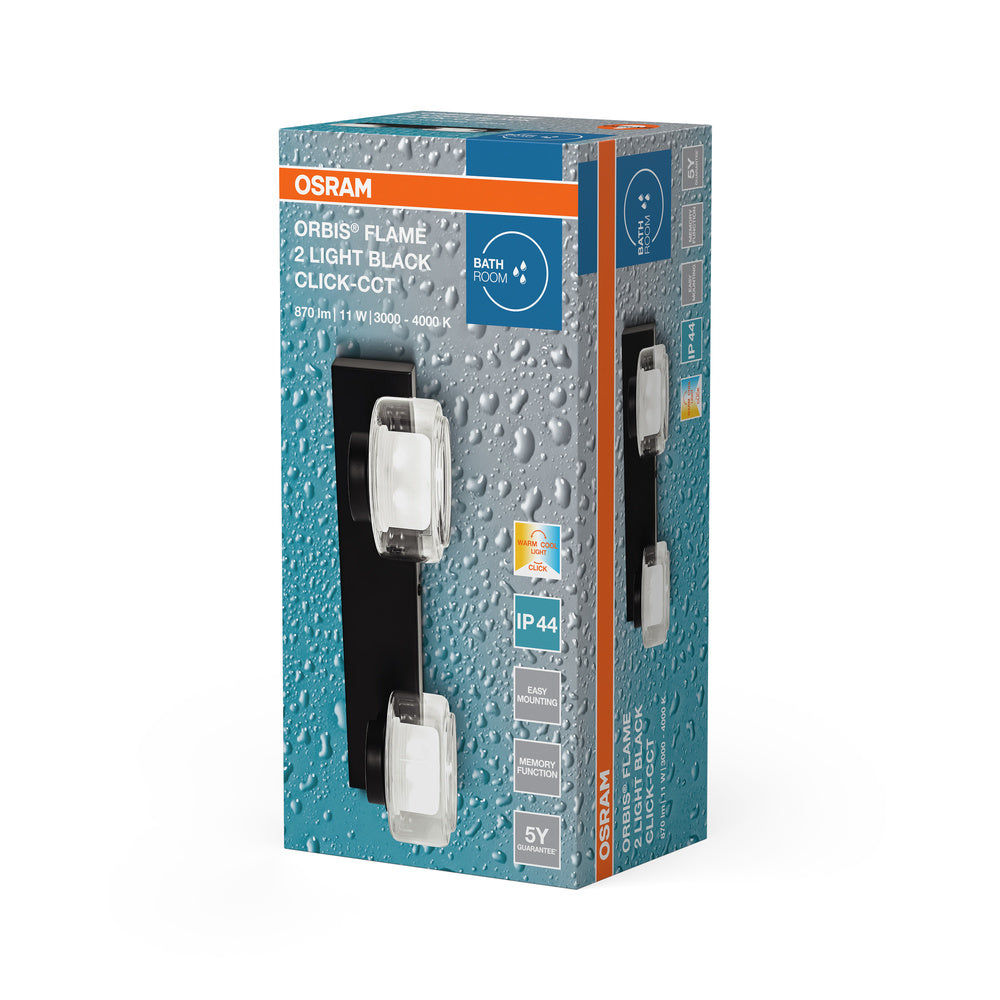 LED nástenné svietidlo 11W IP44 4000K 115° – nástenné LED svietidlo OSRAM