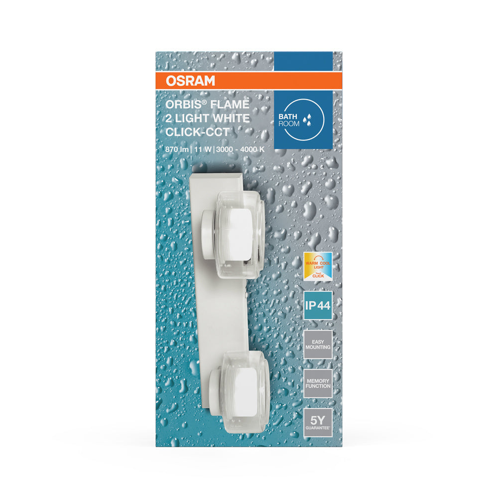 LED nástenné svietidlo 11W IP44 4000K 115° – nástenné LED svietidlo OSRAM