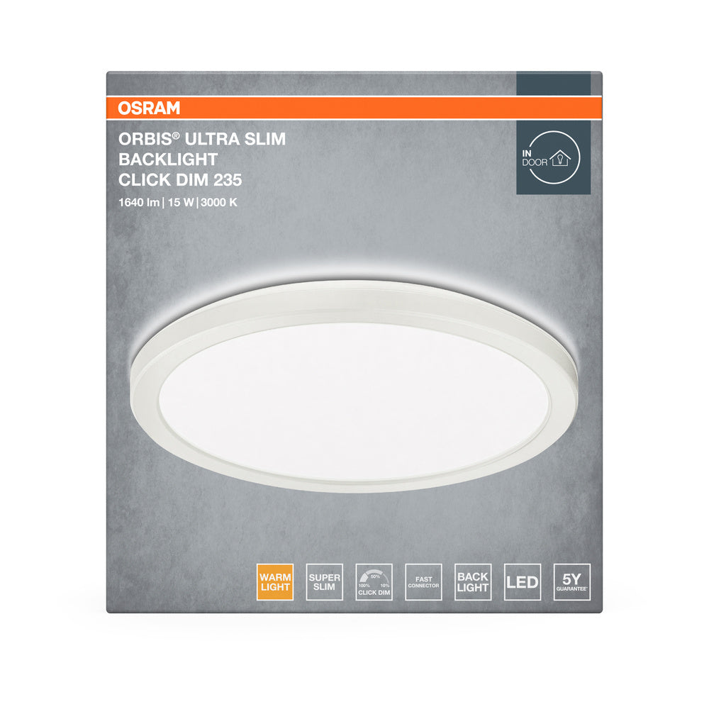 LED stropné svietidlo 15W IP20 3000K 110° – stropné LED svietidlo OSRAM