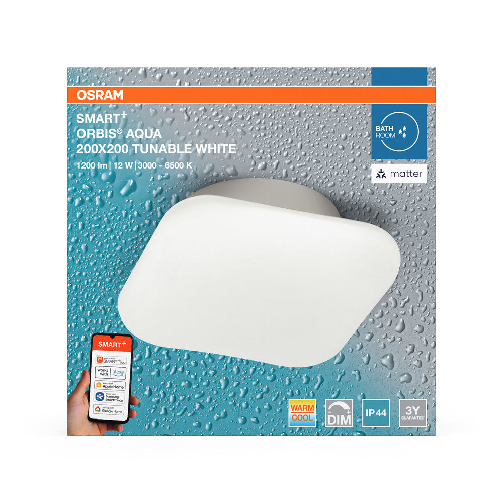 LED nástenné svietidlo 12W IP44 6500K 120° – nástenné LED svietidlo OSRAM