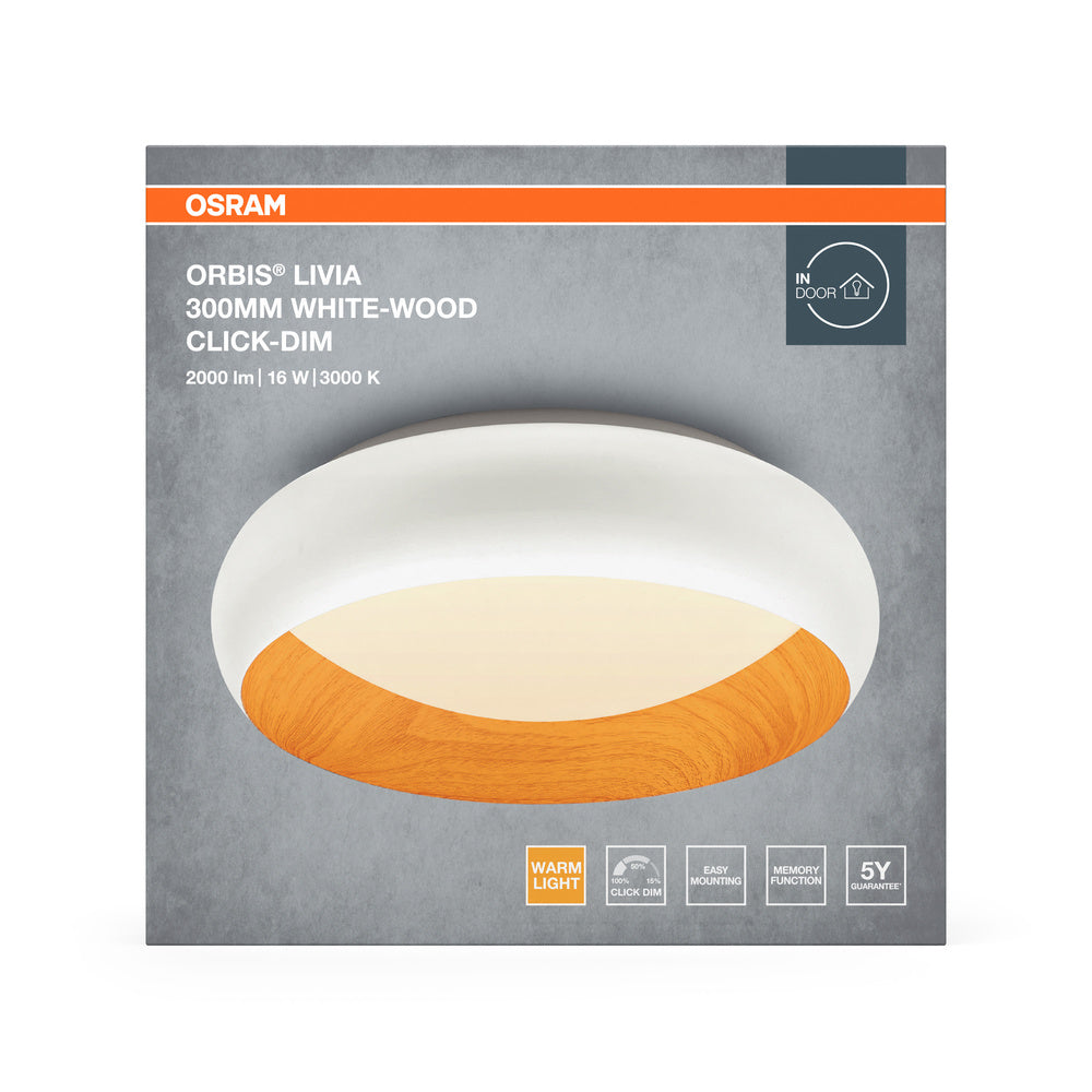 LED stropné svietidlo 16W IP20 3000K 120° – stropné LED svietidlo OSRAM
