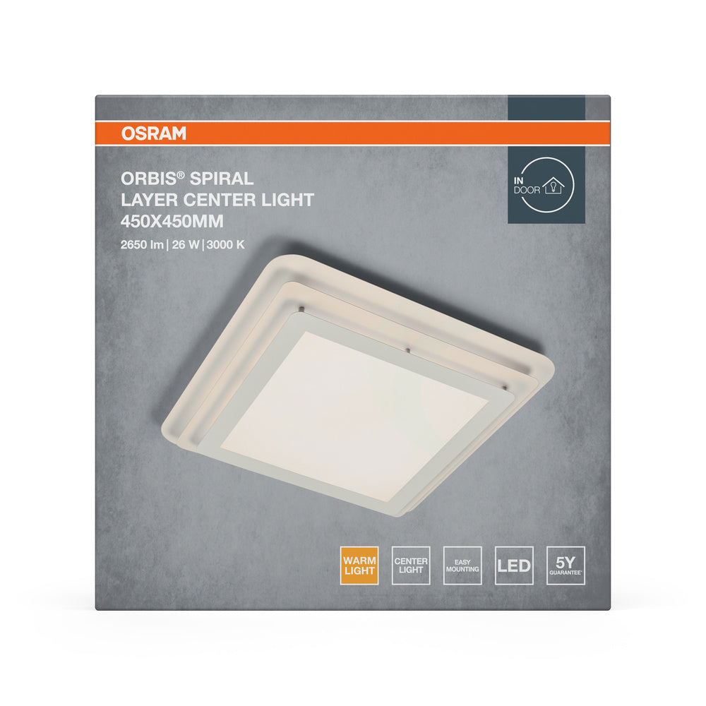 LED stropné svietidlo 26W IP20 3000K – stropné LED svietidlo OSRAM
