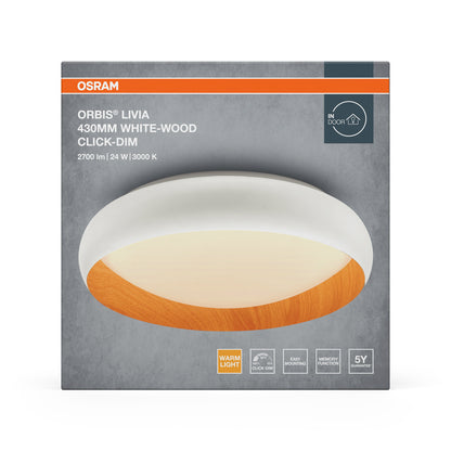 LED stropné svietidlo 24W IP20 3000K 120° – stropné LED svietidlo OSRAM