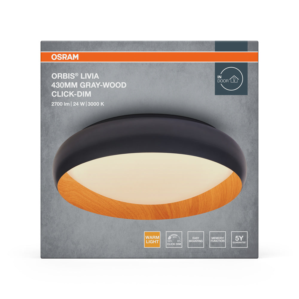 LED stropné svietidlo 24W IP20 3000K 120° – stropné LED svietidlo OSRAM