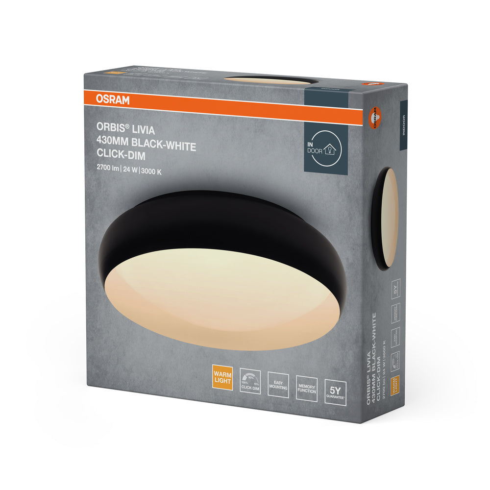 LED stropné svietidlo 24W IP20 3000K 120° – stropné LED svietidlo OSRAM