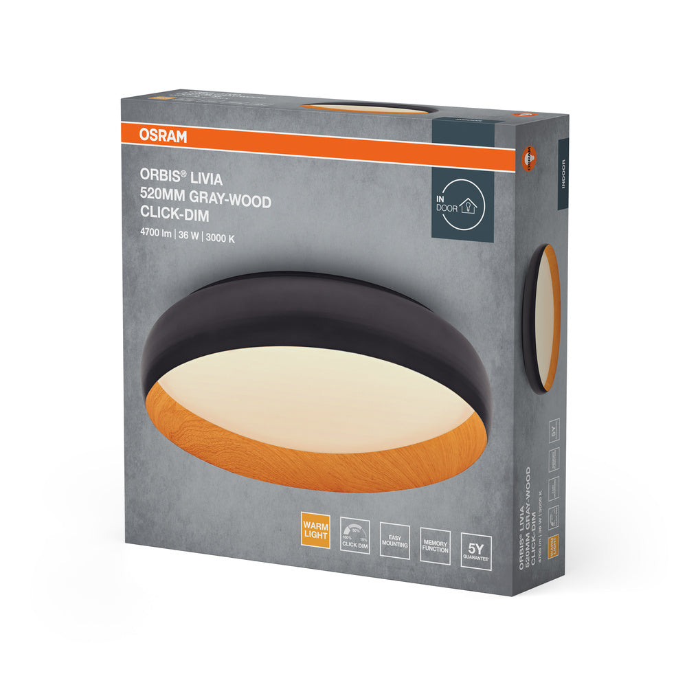 LED stropné svietidlo 36W IP20 3000K 120° – stropné LED svietidlo OSRAM