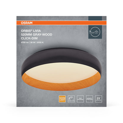 LED stropné svietidlo 36W IP20 3000K 120° – stropné LED svietidlo OSRAM