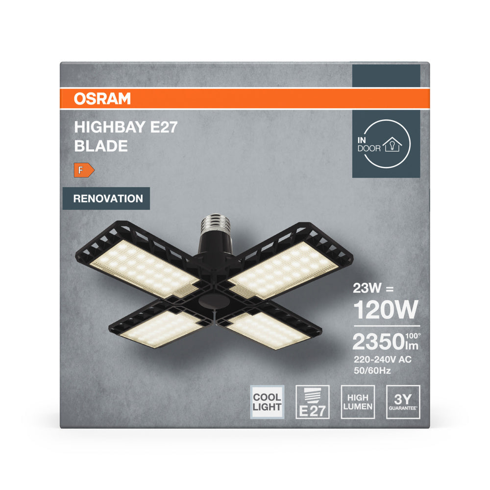 LED High Bay 23W IP20 4000K 100° – priemyselné LED svietidlo OSRAM