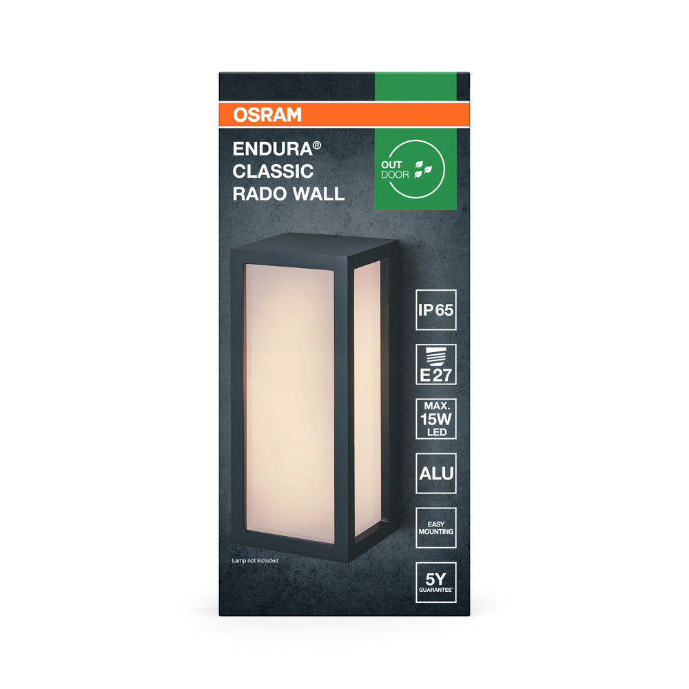 LED nástenné svietidlo IP65 – nástenné LED svietidlo OSRAM