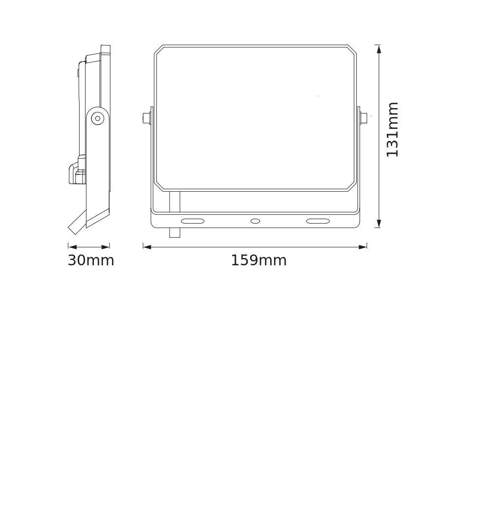 LED reflektor 30W IP65 3000K 105° – vonkajšie LED svietidlo BELLALUX