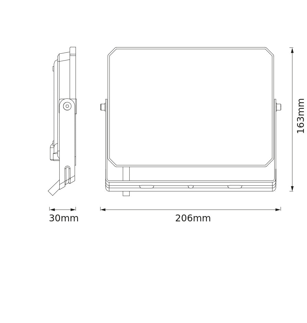 LED reflektor 50W IP65 4000K 105° – vonkajšie LED svietidlo BELLALUX