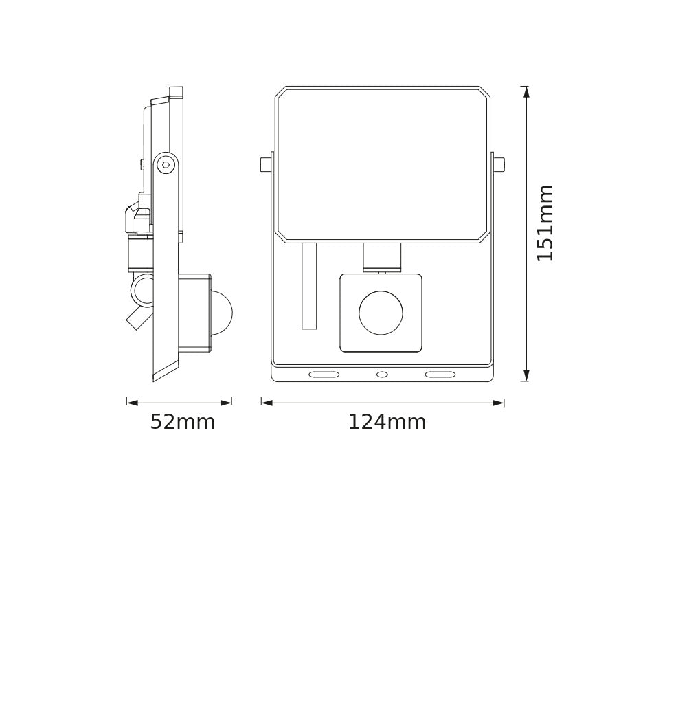 LED reflektor 20W IP65 4000K 105° – vonkajšie LED svietidlo BELLALUX