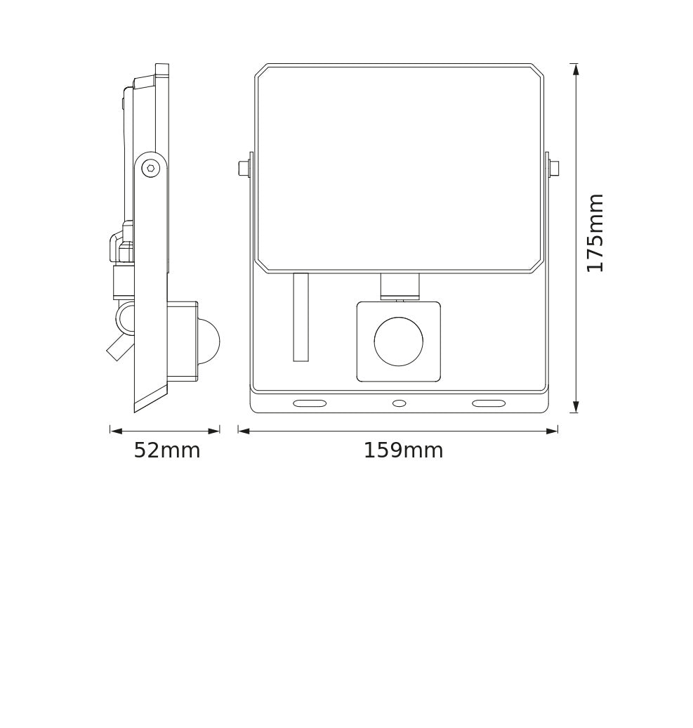 LED reflektor 30W IP65 3000K 105° – vonkajšie LED svietidlo BELLALUX