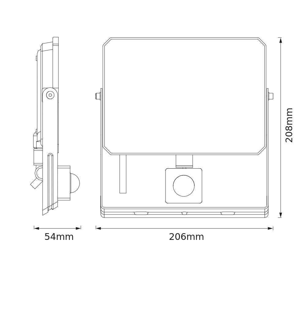 LED reflektor 50W IP65 6500K 105° – vonkajšie LED svietidlo BELLALUX