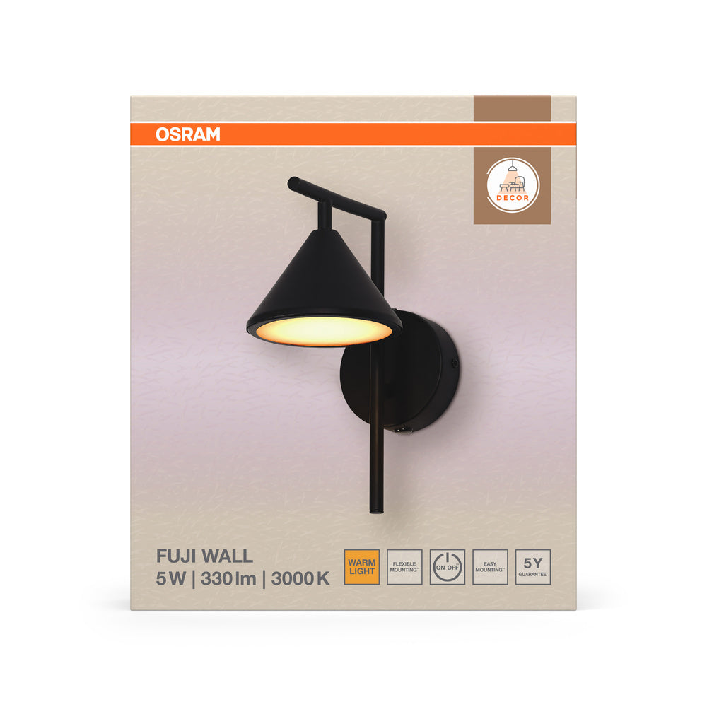 LED nástenné svietidlo 5W IP20 3000K 115° – nástenné LED svietidlo OSRAM