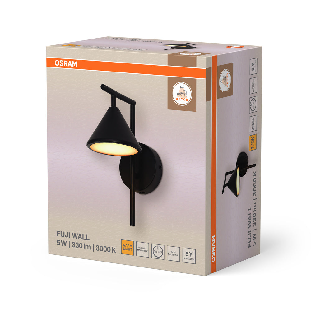 LED nástenné svietidlo 5W IP20 3000K 115° – nástenné LED svietidlo OSRAM