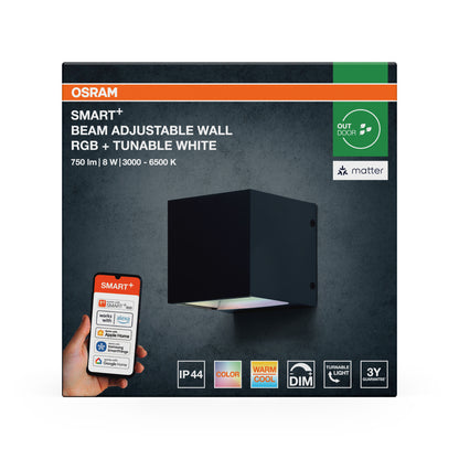 LED nástenné svietidlo 8W IP44 6500K 65° – nástenné LED svietidlo OSRAM