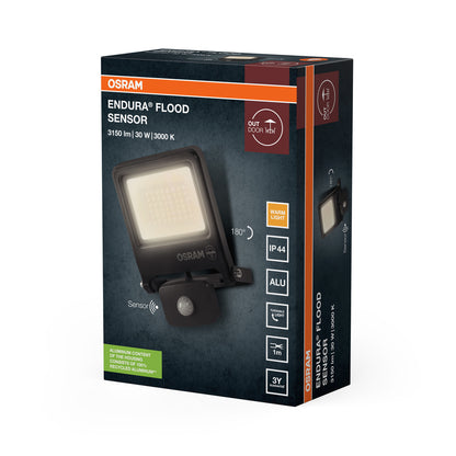 LED reflektor 30W IP44 3000K 110° – vonkajšie LED svietidlo OSRAM