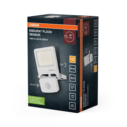 LED reflektor 20W IP44 3000K 110° – vonkajšie LED svietidlo OSRAM