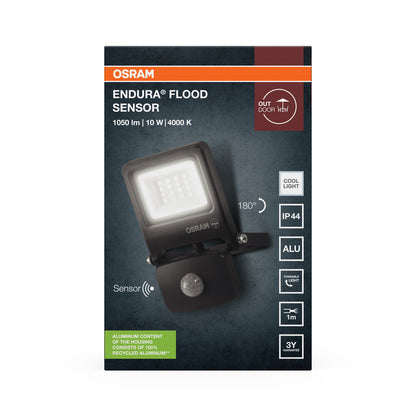 LED reflektor 10W IP44 4000K 110° – vonkajšie LED svietidlo OSRAM