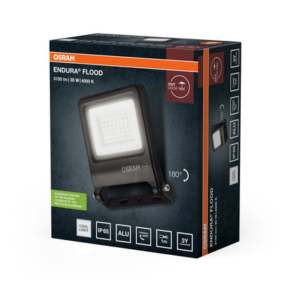 LED reflektor 30W IP65 4000K 110° – vonkajšie LED svietidlo OSRAM
