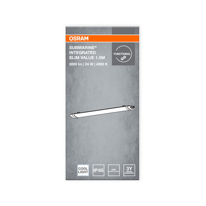 LED prachotesné svietidlo 24W IP65 4000K 120° – priemyselné prachotesné svietidlo OSRAM