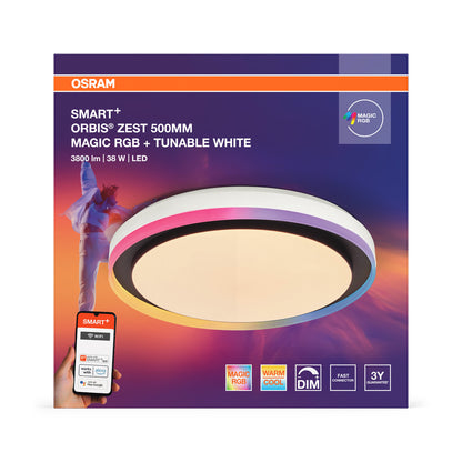 LED stropné svietidlo 38W IP20 6500K 120° – stropné LED svietidlo OSRAM