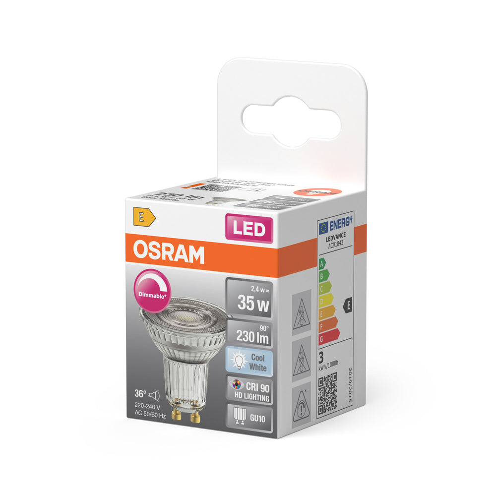 LED downlight 2.4W IP20 4000K 36° – zápustné LED svietidlo OSRAM